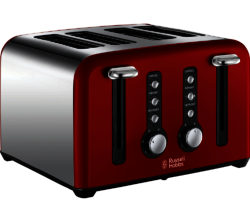 RUSSELL HOBBS  Windsor 22831 4-Slice Toaster - Red